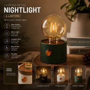 Vintage Edition Rechargeable LED Bulb Night Light