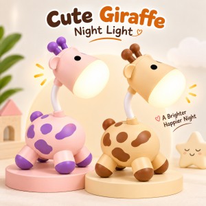 Giraffe Night Light and Rechargeable Desk Lamp