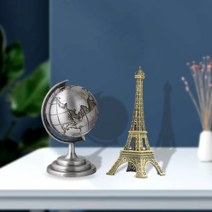 3D Rotating World Map Globe Showpiece