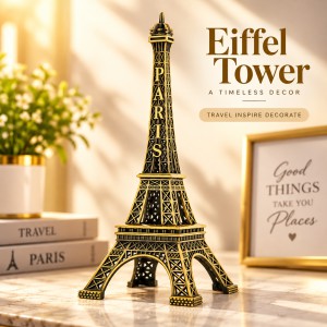 Classic Bronze Finish Eiffel Tower Showpiece