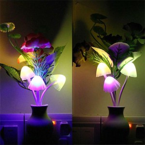 Mushroom Sensor LED Wall Night Light